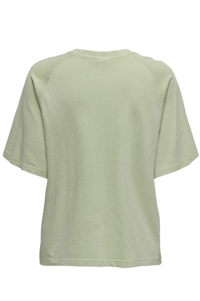 JDYFAROCK S/S OVERSIZE PRINT TOP JR 15345724 SMOKE GREEN